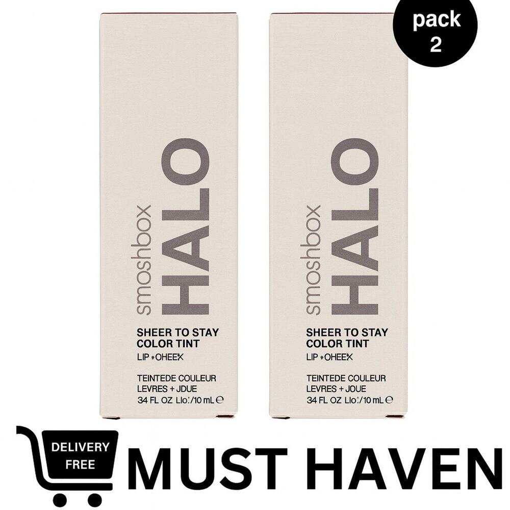 Smashbox Halo - Pack 2 - Sheer To Stay Cream Cheek+Lip Tint Color: Terracotta